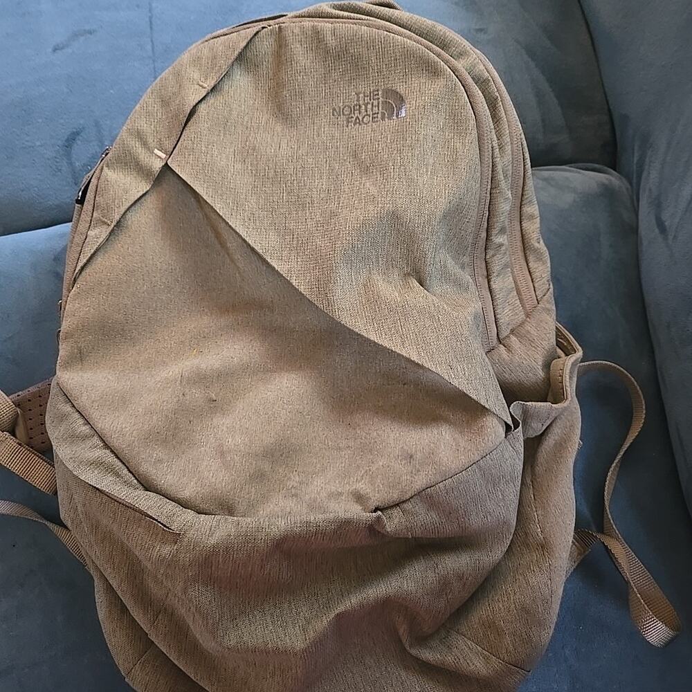 The North Face Women's Isabella Backpack 17L, Taupe Green Heather, G3(D126T)